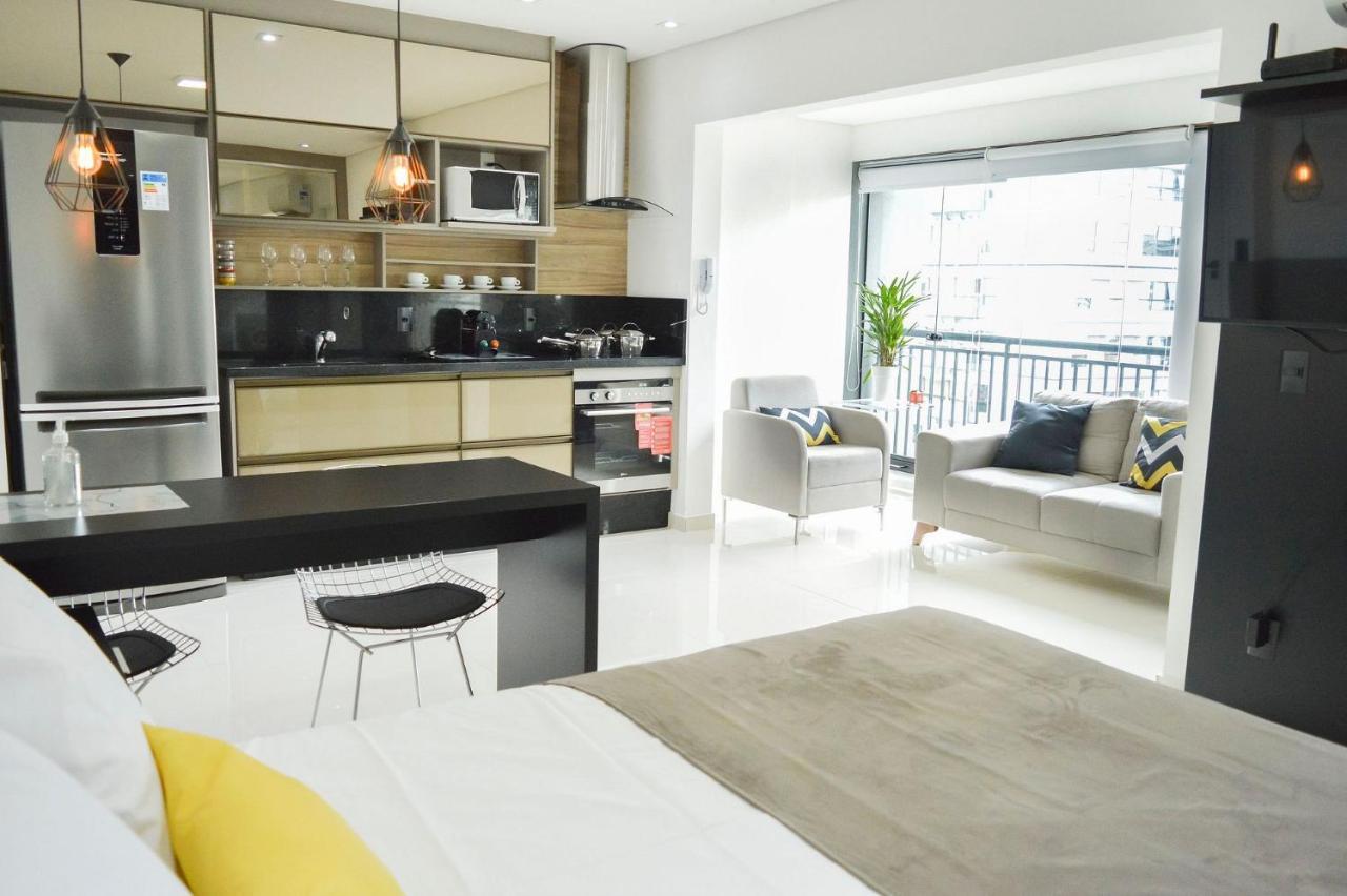 Easy Star - Studio Amplo E Confortavel No Campo Belo - Np01G Appartement São Paulo Buitenkant foto