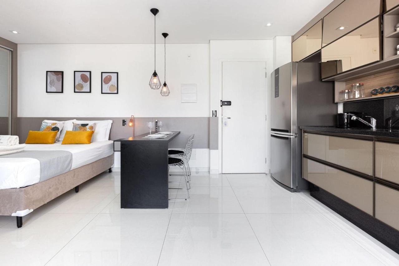 Easy Star - Studio Amplo E Confortavel No Campo Belo - Np01G Appartement São Paulo Buitenkant foto