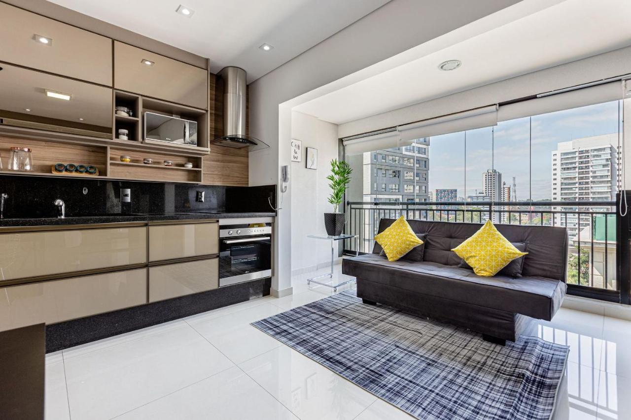 Easy Star - Studio Amplo E Confortavel No Campo Belo - Np01G Appartement São Paulo Buitenkant foto