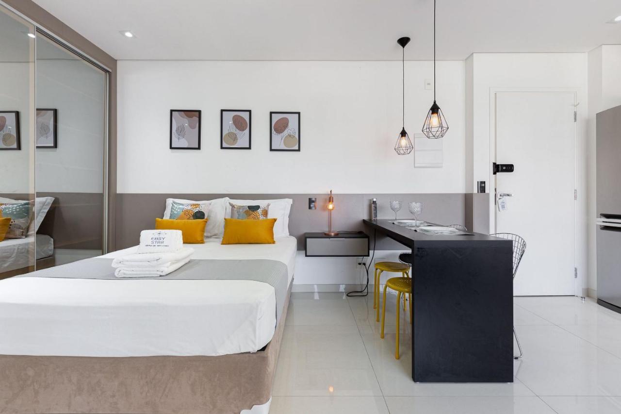 Easy Star - Studio Amplo E Confortavel No Campo Belo - Np01G Appartement São Paulo Buitenkant foto