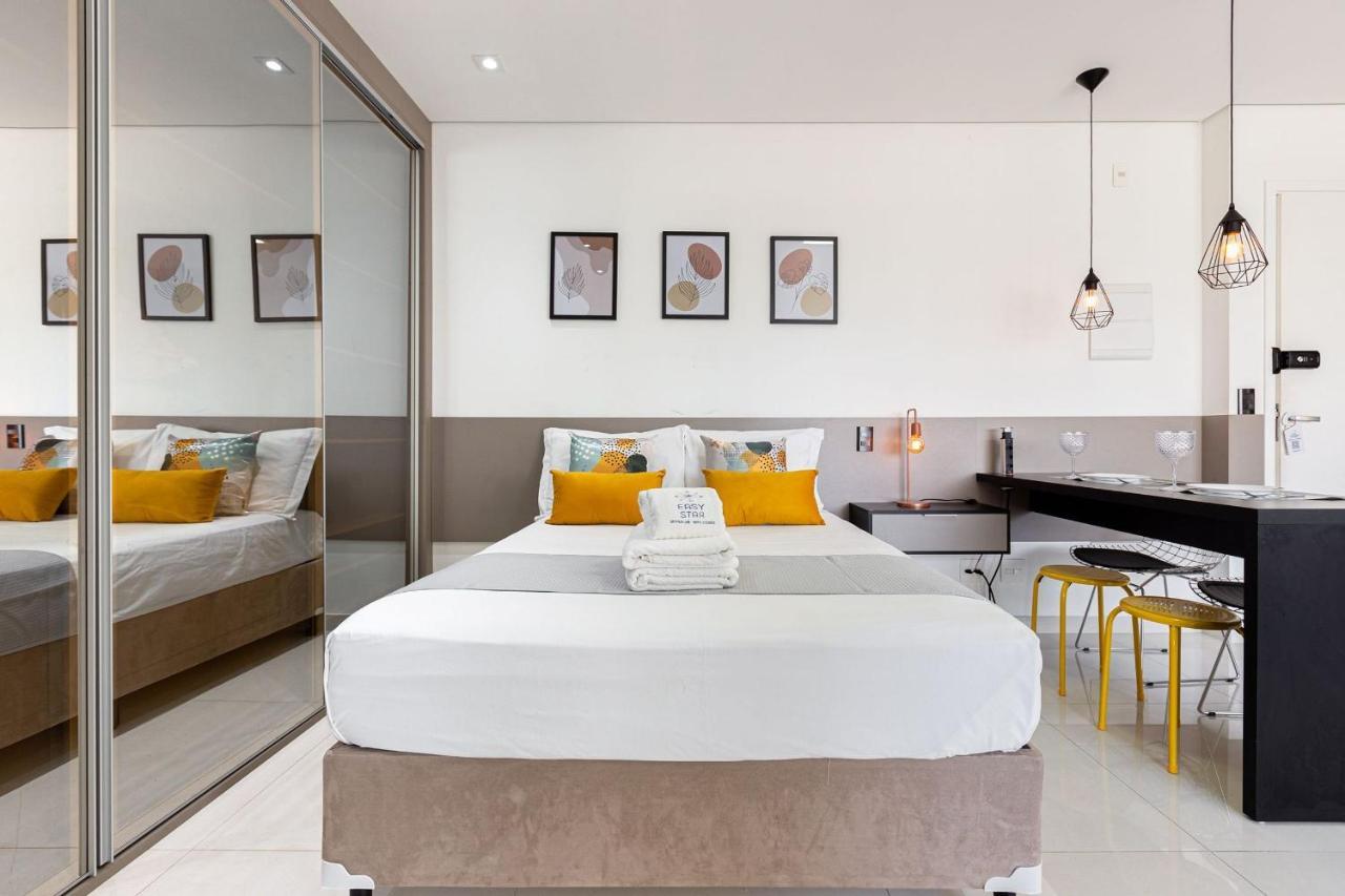 Easy Star - Studio Amplo E Confortavel No Campo Belo - Np01G Appartement São Paulo Buitenkant foto